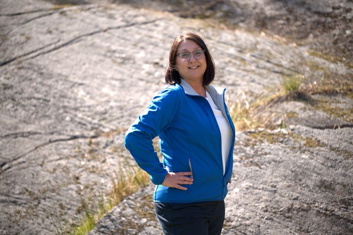 Porträtt av Eva Jirhem
